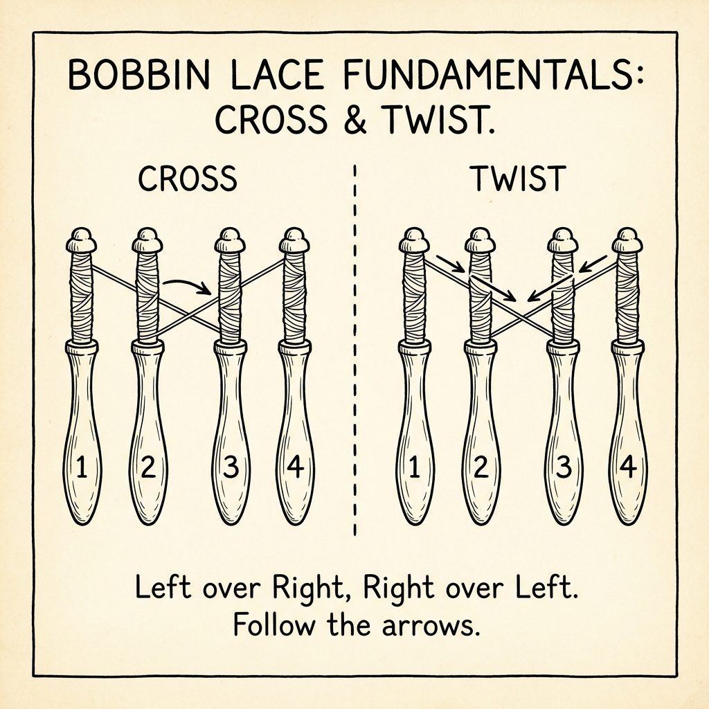 Diagram showing the two moves