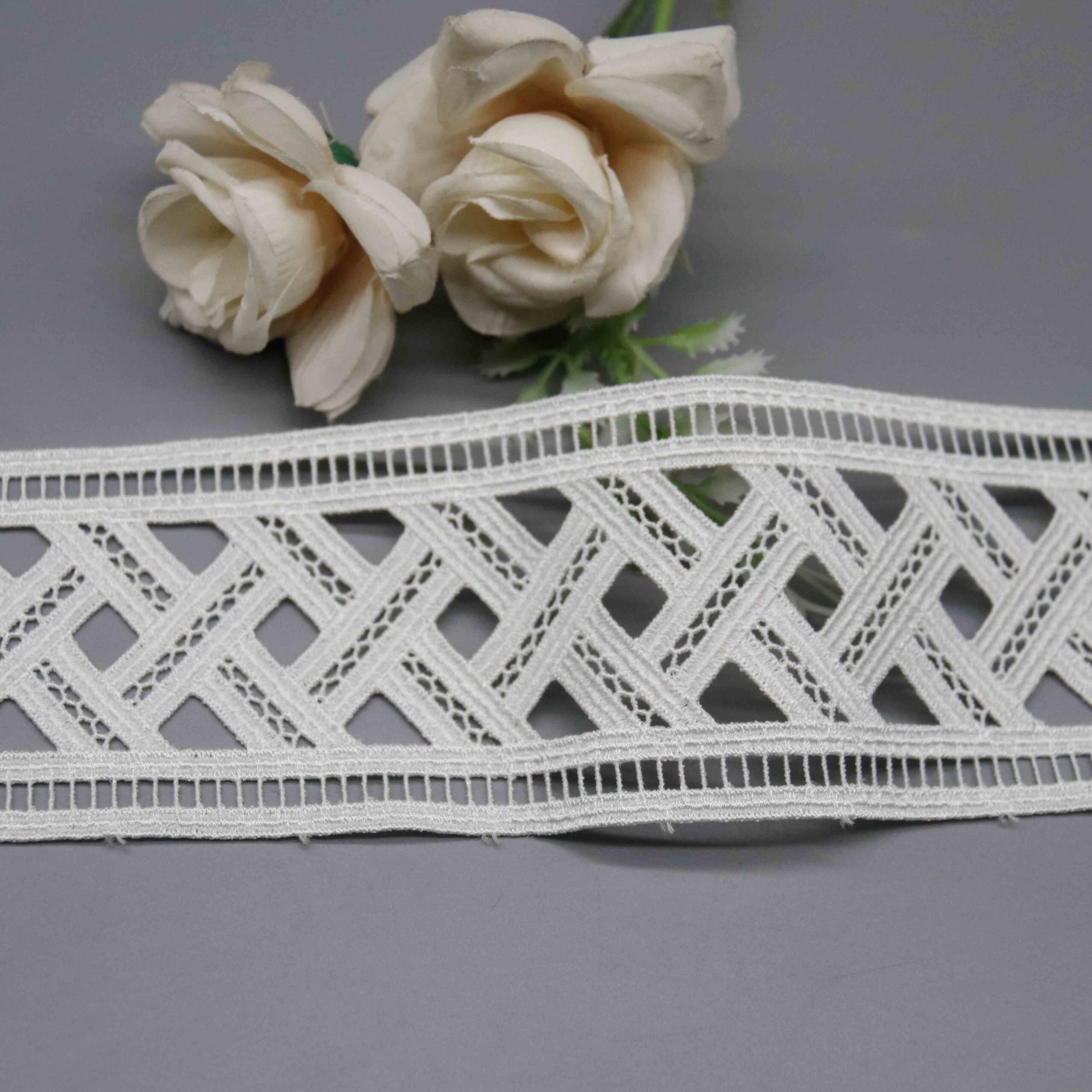 Macro close-up capturing intricate geometric framework and precision thread craftsmanship.