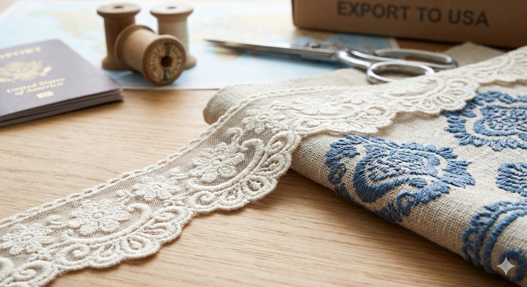 Lace Trim and Embroidery Fabrics