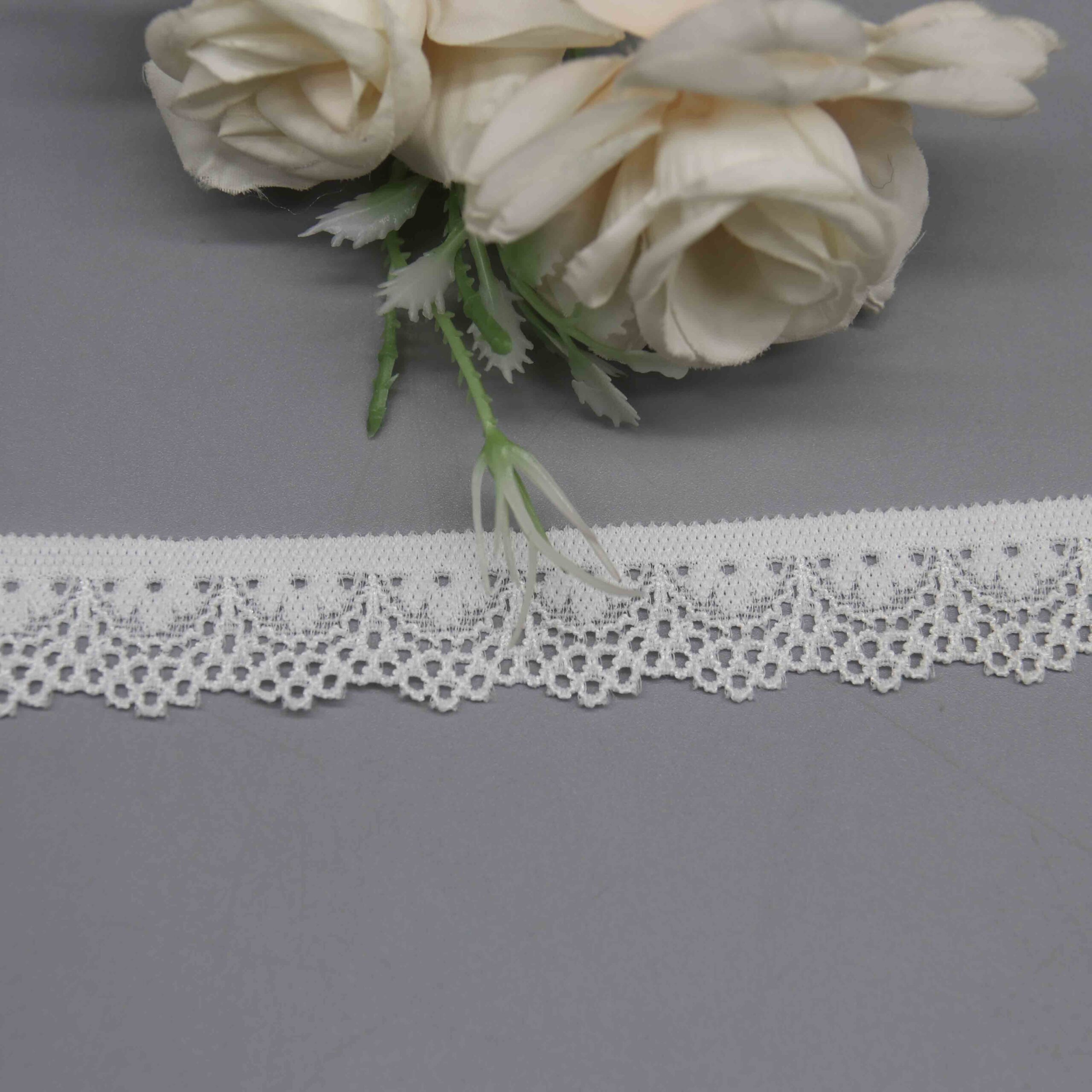 Dainty Narrow Elastic Lace for Lingerie Straps and Edge Finishing - Image 2