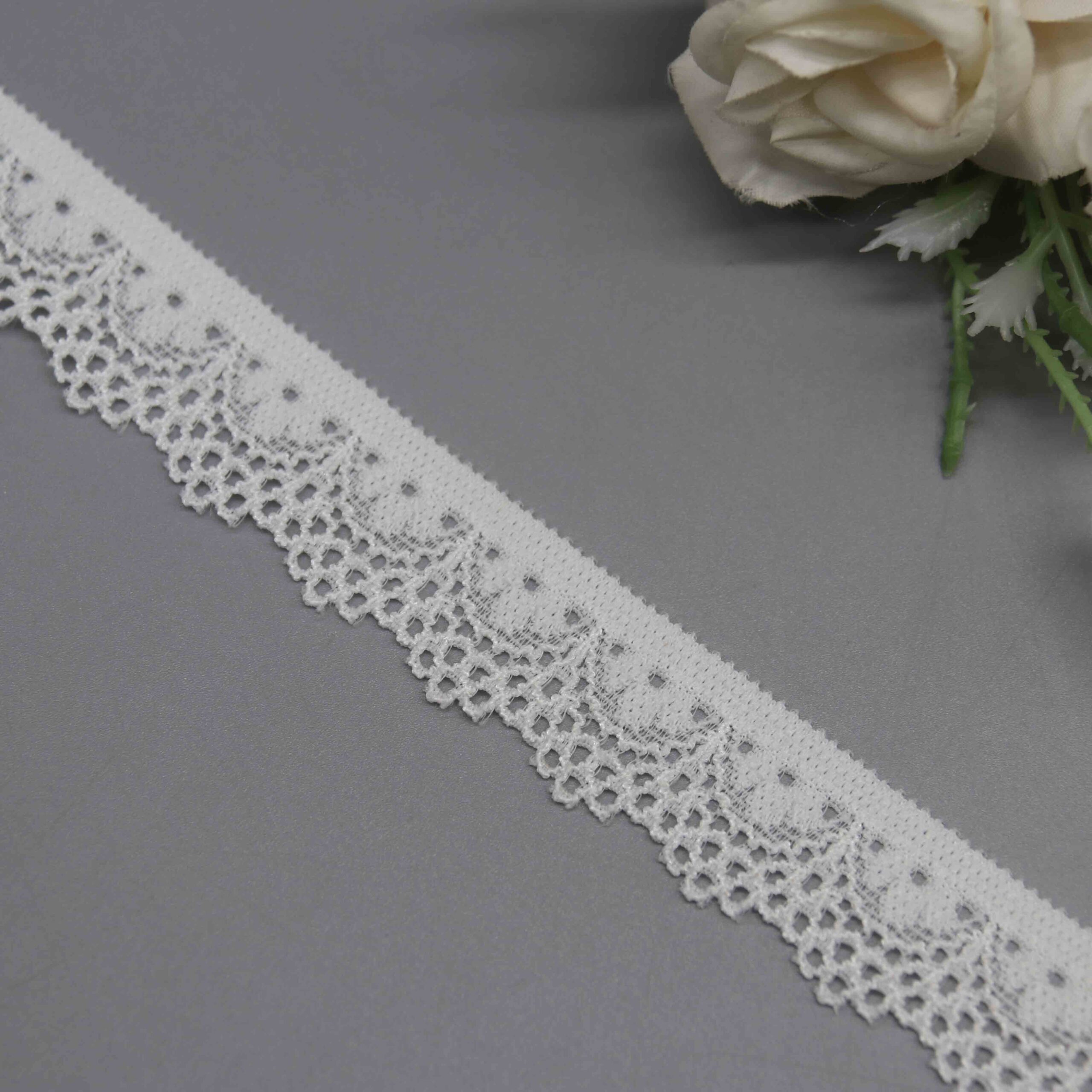 Dainty Narrow Elastic Lace for Lingerie Straps and Edge Finishing - Image 3