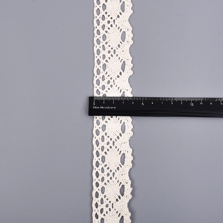 Elegant cotton flower crochet lace trim supplied at factory wholesale price