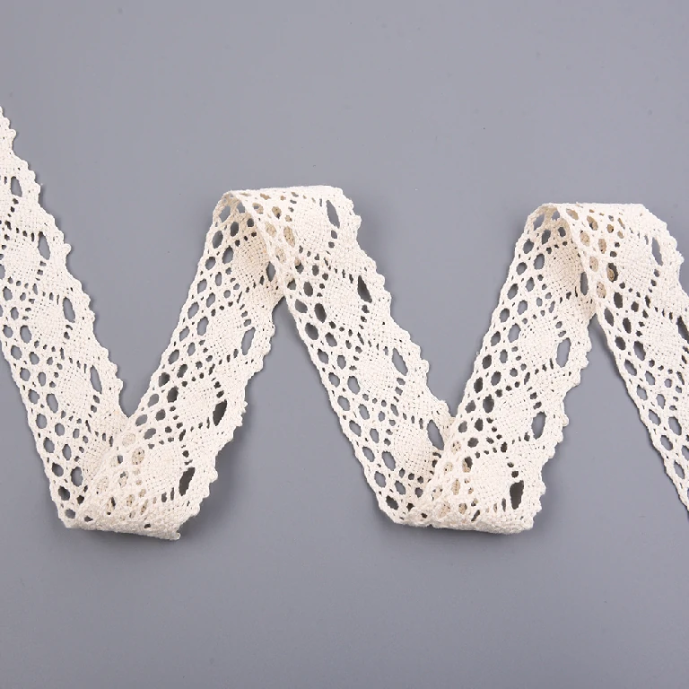 Factory direct wholesale of 100% cotton crochet lace trim
