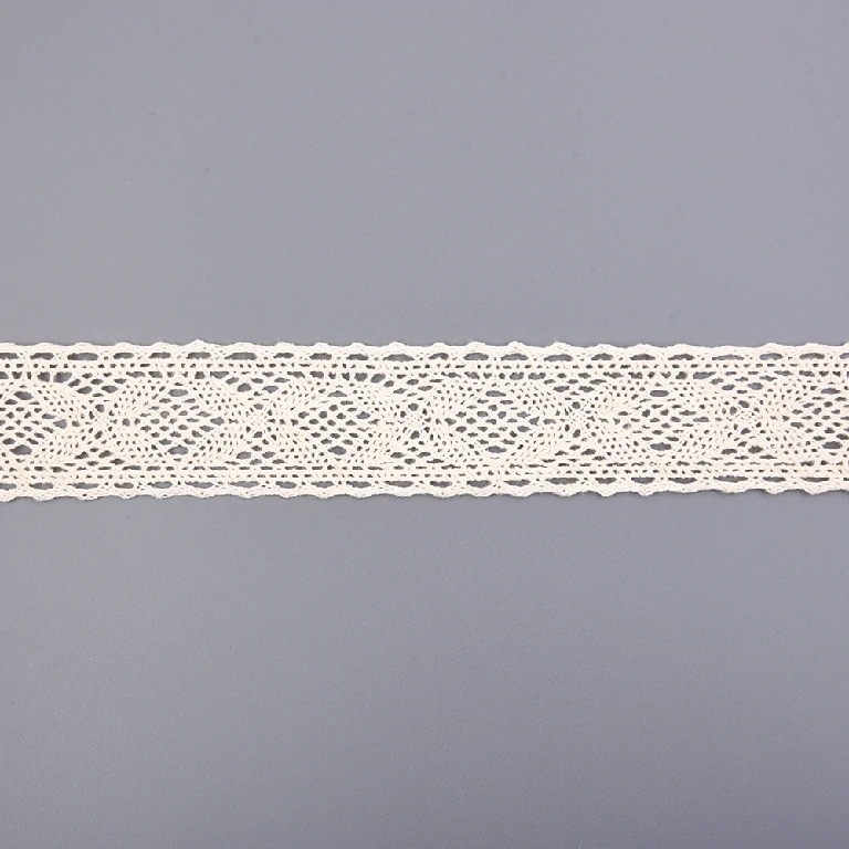 Chevron Wave 100% Cotton Crochet Lace Trim 4.5cm for Boho Fashion & Home Décor - Image 7