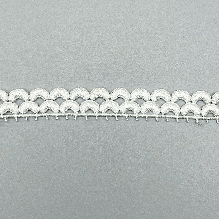 Wave Loop 100% Polyester Water Soluble Lace Trim 1.5cm for Blouse & Bridal Accessories - Image 5