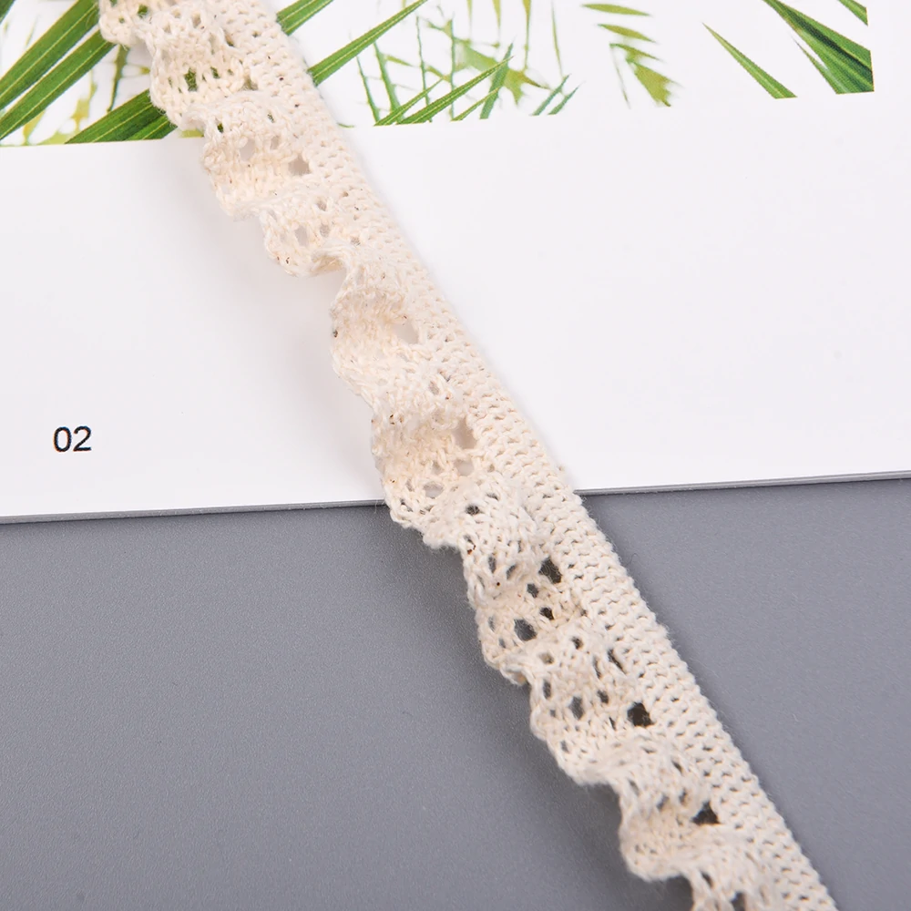 Close shot highlighting fine crochet openwork texture and natural cotton fiber finish.